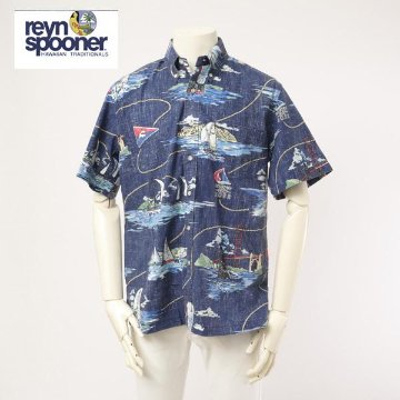reynspooner レインスプーナー　0126-5459 PAC CUPCLASSIC BTN DOWN  0005)NAVY  Spooner Cloth Pull overの画像