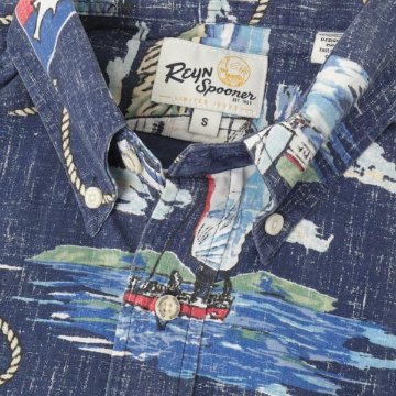 reynspooner レインスプーナー　0126-5459 PAC CUPCLASSIC BTN DOWN  0005)NAVY  Spooner Cloth Pull overの画像