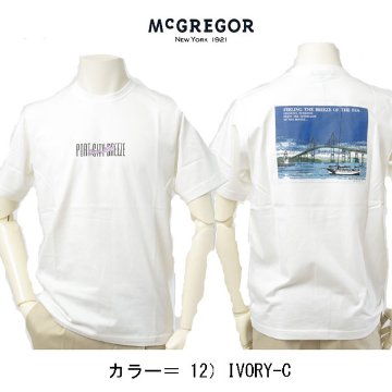 McGREGOR　マクレガー111723304-12 メンズ　半袖シャツ　プリントシャツ画像