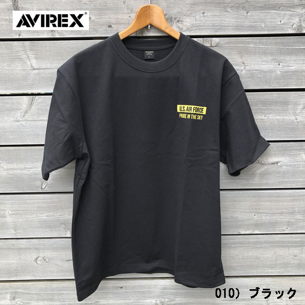 avirex 783-3134052 ミリタリー 半袖Tシャツ 刺繍 プリント画像