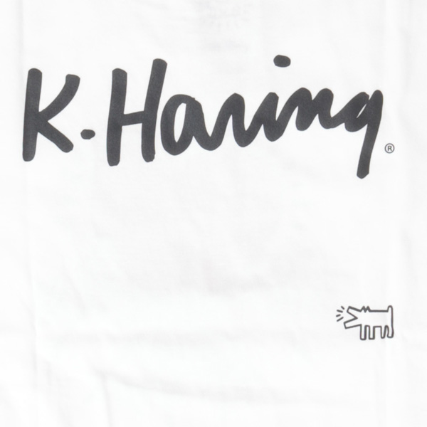 キースへリング　KiethHaring　半袖Tシャツ　プリント　ロゴTシャツ　カジュアルシャツ画像