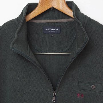 マッグレガーのスタンド衿仕様のジップアップ　プルオーバートレーナー/117619602の画像