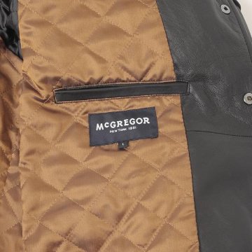 McGREGOR　111143601 アワードジャケット 2023年モデル　Award　Jacket 　エンブレム　レザー　スタジアム　ジャンバー画像