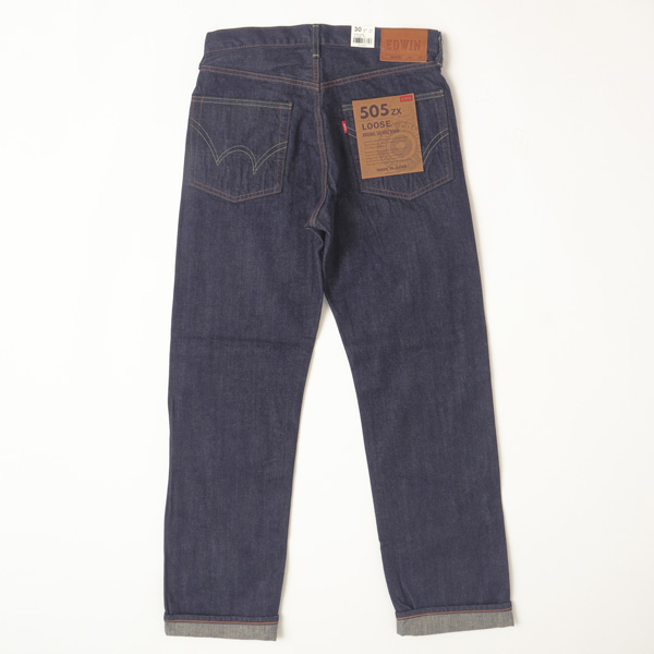 EDWIN エドウィン e50550-100 505ZX 50sルーズストレートパンツ SELVAGE VINTAGE LOOSE STRAIGHT 日本製 の画像