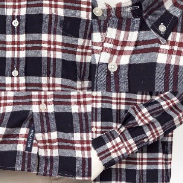 マッグレガー　コットン起毛のボタンダウンチェックシャツ　117179603の画像