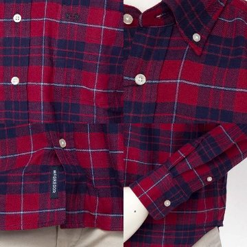 マッグレガー　コットン起毛のボタンダウンチェックシャツ　117179603の画像