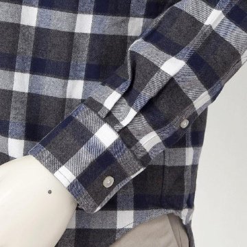 マッグレガー　コットン起毛のボタンダウンチェックシャツ　117179604の画像