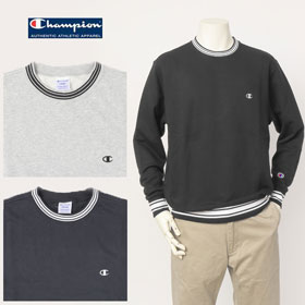 チャンピオン champion) c3-y036 クルーネックスウェットシャツ  スウェット アメリカ綿 コットンUSA 裏毛素材 の画像