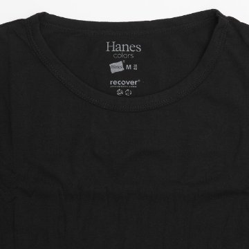 HANES HM1-P101メンズ クルーネックTシャツ　Colords-black画像
