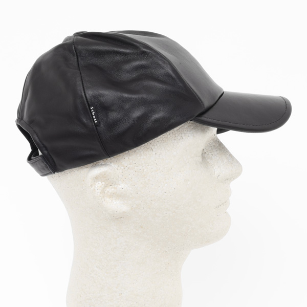 Schott ショットLEATHER　B.B CAP 782-2974003  010）BLACK  ラムレザー　羊革 3129154の画像