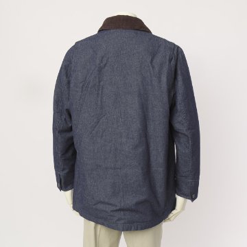 McGREGOR マクレガー 119133601 フィールドジャケット デニム調素材 製品洗い加工 ジャケット 腰ポケット アメリカンカジュアル ネルシャツ画像