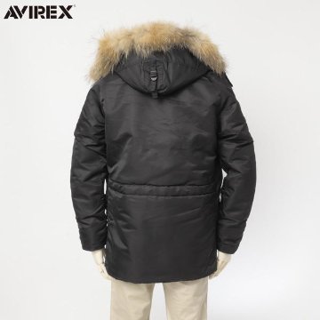 AVIREX アビレックス  3952023   N-3B フライトジャケット COMMERCIAL リアルファー画像