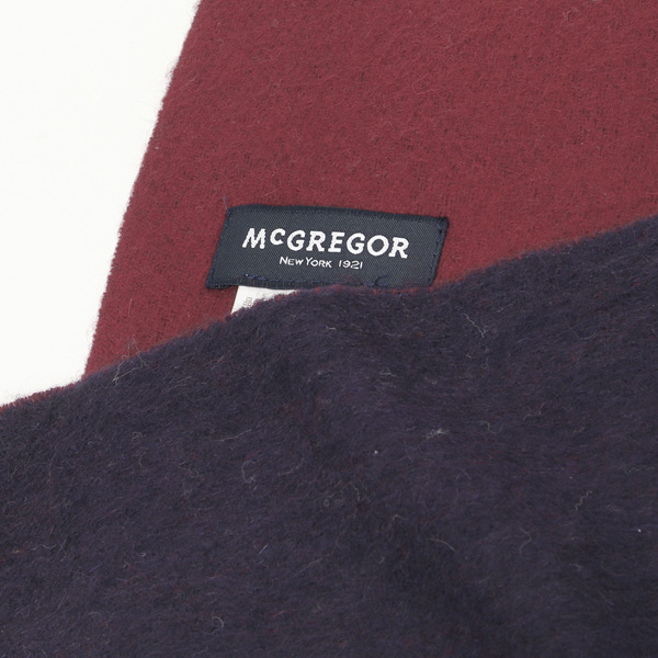 mcgregor マクレガー マフラー 111561801 小物 防寒具 リバーシブルマフラー メンズ ビジネス プレゼント クリスマスの画像