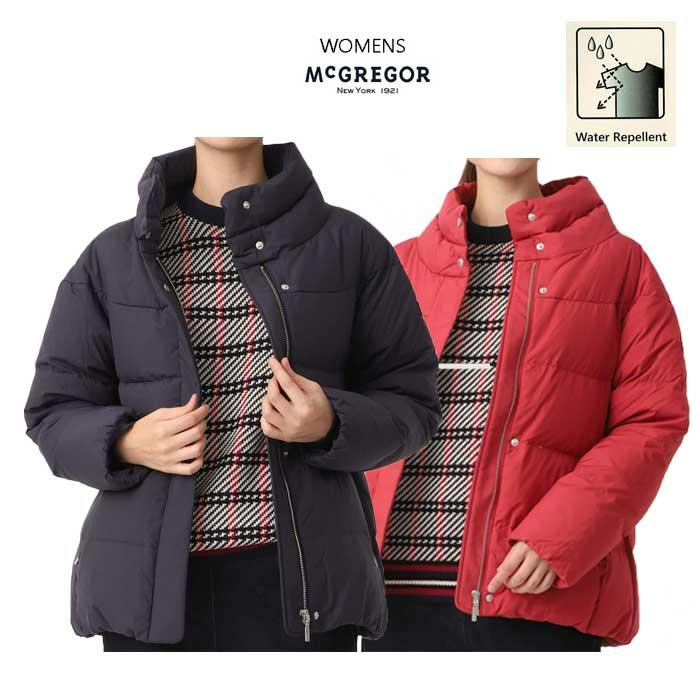 40％OFF McGREGOR　マクレガー　レディース 311133801 ショートコクーンダウンジャケット 撥水加工素材　Water Repellent　婦人　ダウン　ブルゾン　ジャンバー 防寒　の画像