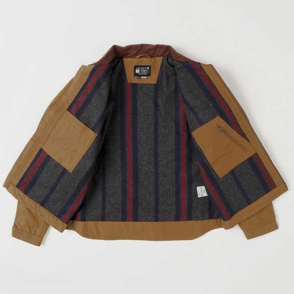 カーハート　J001　103828　Carhartt DUCK DETROIT JACKET ダック　デトロイト ジャケット Made In U.S.A  & INDIAの画像