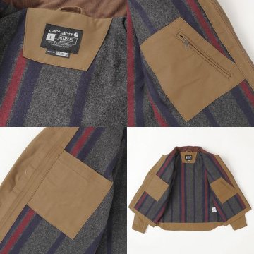 カーハート　J001　103828　Carhartt DUCK DETROIT JACKET ダック　デトロイト ジャケット Made In U.S.A  & INDIAの画像