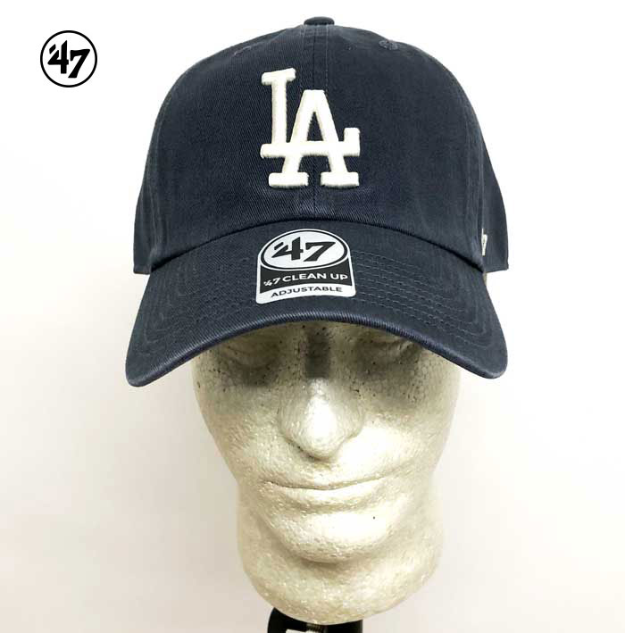 47 ロサンゼルス Dodgers ドジャース キャップ cap メジャーリーグ 帽子 野球帽　Vintage Navy画像