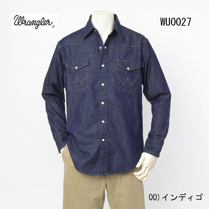 ファッション人気ブランドランキング Wrangler 00 27MW ウエスタンシャツ WU0027-00 ラングラー トップス