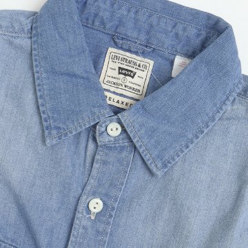 LEVI'S リーバイス　JACKSON ワーカーシャツ 19573-02 デニムシャツ オーバーシャツ リラックスシルエット ユーティリティポケット 画像