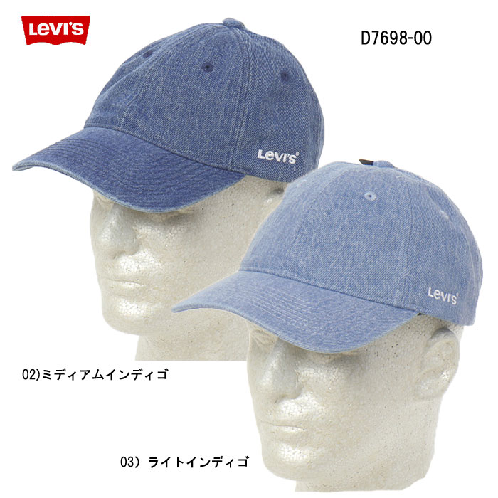 LEVI'S リーバイ　ベースボールキャップ D7589-00 デニム生地 帽子 キャップ画像