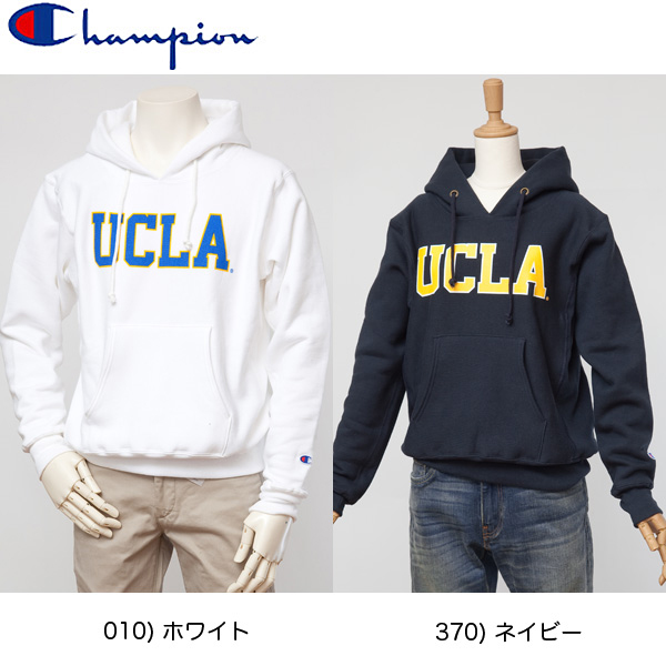 チャンピオン（champion) リバースウィーブ　プルオーバースウェットパーカー カレッジロゴ UCLA C5-Q103　ユニセックスの画像