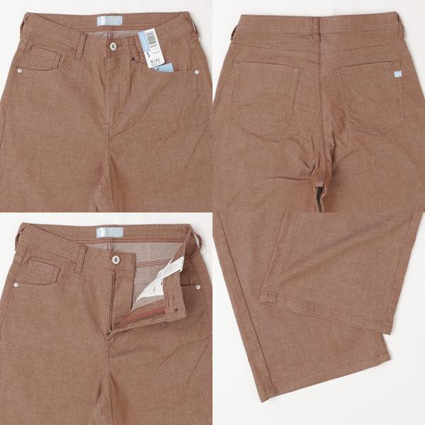 C17　CS345 34）ストレッチ　ワイドパンツ　美脚　クール　涼しい　デニムカラー　 美脚COOL　WIDE　春夏向きの画像