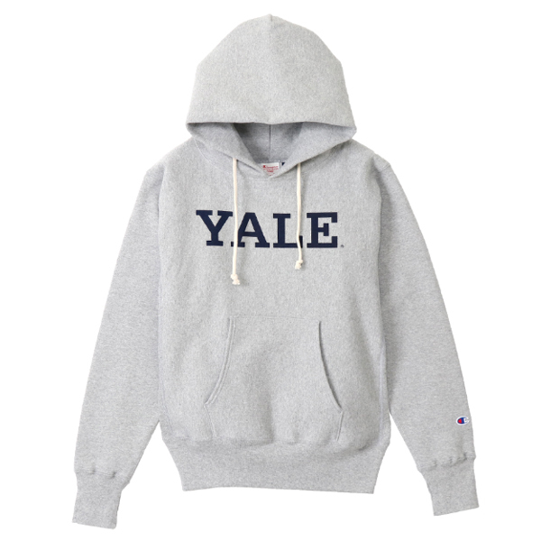 チャンピオン（champion) リバースウィーブ　プルオーバースウェットパーカー カレッジロゴ YALE C5-Q105　ユニセックスの画像