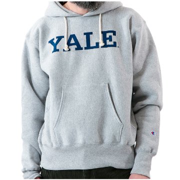 チャンピオン（champion) リバースウィーブ　プルオーバースウェットパーカー カレッジロゴ YALE C5-Q105　ユニセックスの画像