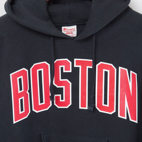チャンピオン（champion) リバースウィーブ　プルオーバースウェットパーカー ベースボールロゴ BOSTON C5-Q102の画像