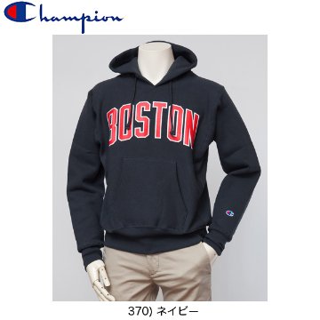 チャンピオン（champion) リバースウィーブ　プルオーバースウェットパーカー ベースボールロゴ BOSTON C5-Q102の画像