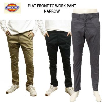 Dickies ディッキーズ　ナローテーパード　チノ　WD5882N スリム テーパード スキニー チノパン　 細身 アメカジ の画像