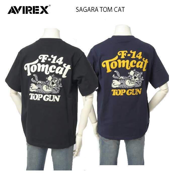 avirex アビレックス　Tシャツ　トムキャット　半袖T　メンズ　783-4934036 SAGARA F14　TOM CAT S/S TEE　半袖シャツ　クルーネックTeeの画像