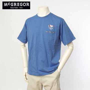 McGREGOR マクレガー 111723505 メンズ 半袖 Tシャツ プリントシャツ マクレガーフラッグ Tee画像
