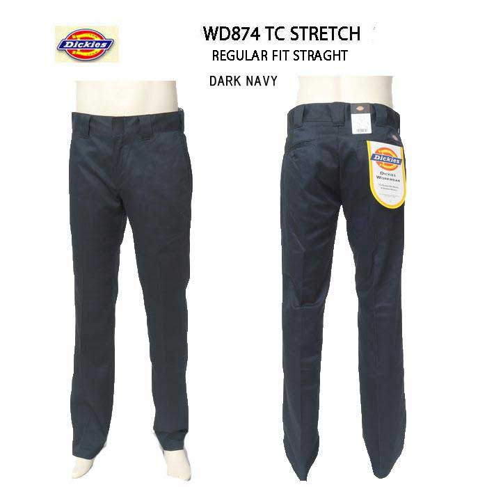 Dickies ディッキーズ 24874 ワークパンツ WD874 STRETCH SLIM メンズ パンツ の画像