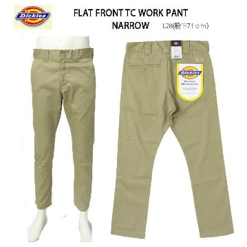 Dickies ディッキーズ WD588228 ワークパンツ SLIM メンズ パンツ 細身 スキニーツイル ストレッチの画像