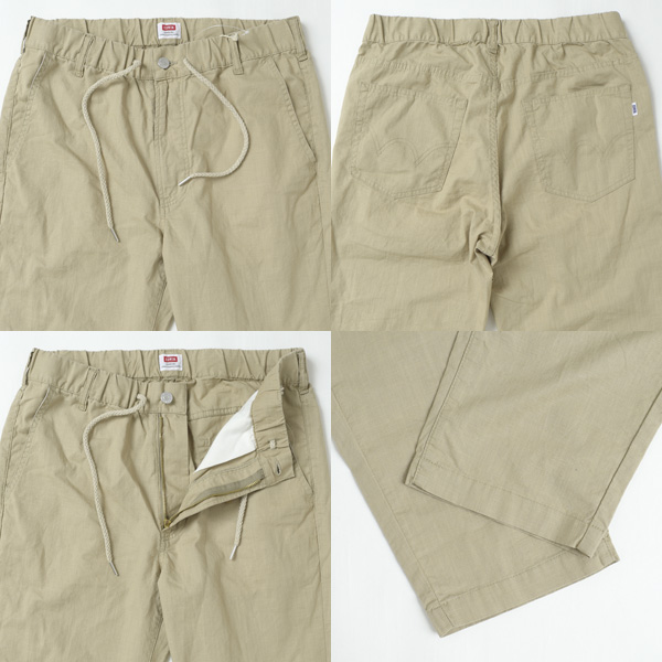 EDWIN エドウィン EMS009 Fuku-RESH EASY PANTS 綿 麻 メンズ パンツ 夏 涼しい 清涼感の画像