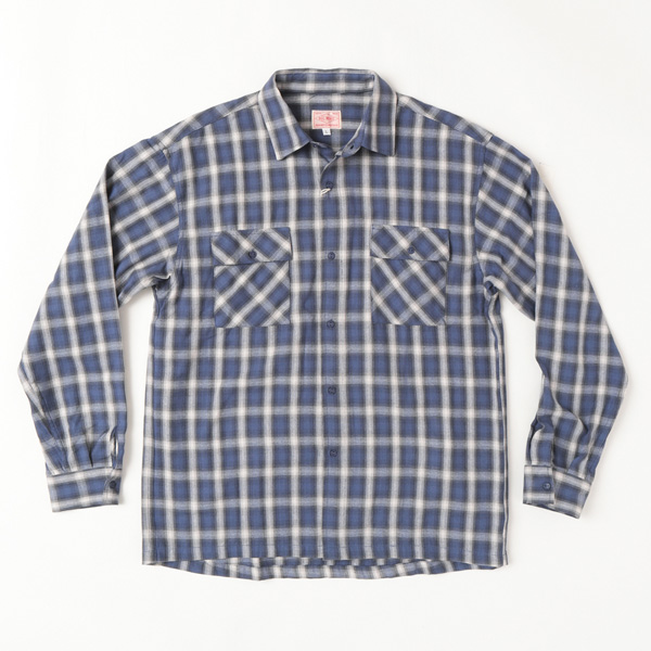 BIG MIKE ビッグマイク 102415701 OMBLE CHECK SHIRTS 長袖 チェックシャツ コットン の画像