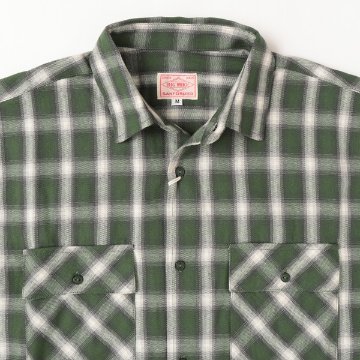 BIG MIKE ビッグマイク 102415701 OMBLE CHECK SHIRTS 長袖 チェックシャツ コットン の画像