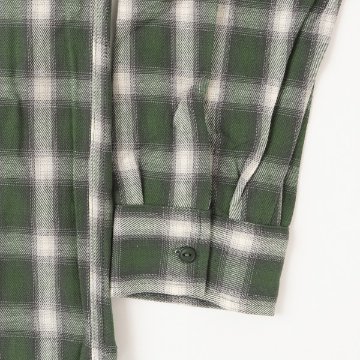 BIG MIKE ビッグマイク 102415701 OMBLE CHECK SHIRTS 長袖 チェックシャツ コットン の画像