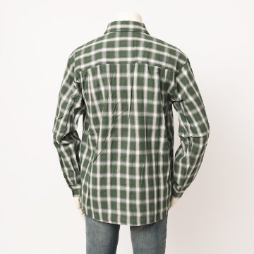 BIG MIKE ビッグマイク 102415701 OMBLE CHECK SHIRTS 長袖 チェックシャツ コットン の画像