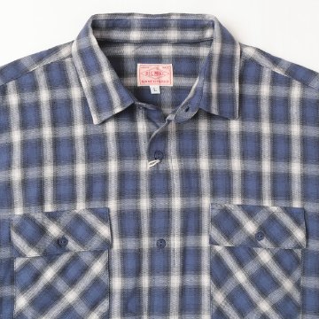 BIG MIKE ビッグマイク 102415701 OMBLE CHECK SHIRTS 長袖 チェックシャツ コットン の画像