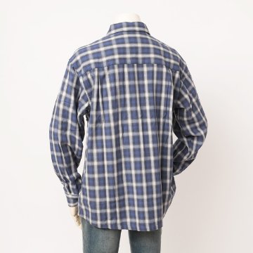 BIG MIKE ビッグマイク 102415701 OMBLE CHECK SHIRTS 長袖 チェックシャツ コットン の画像