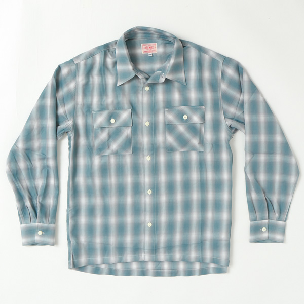 BIG MIKE 102425012 OMBLE CHECK L/S SHIRTS メンズ 長袖 シャツ レギュラーカラー の画像