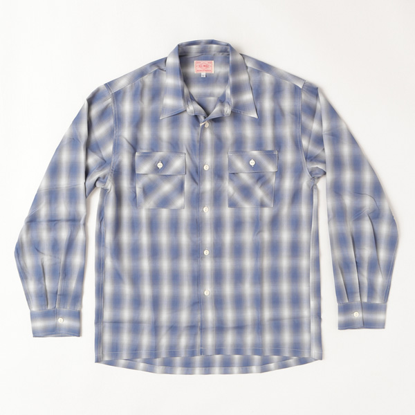 BIG MIKE 102425012 OMBLE CHECK L/S SHIRTS メンズ 長袖 シャツ レギュラーカラー の画像