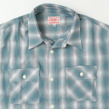 BIG MIKE 102425012 OMBLE CHECK L/S SHIRTS メンズ 長袖 シャツ レギュラーカラー の画像