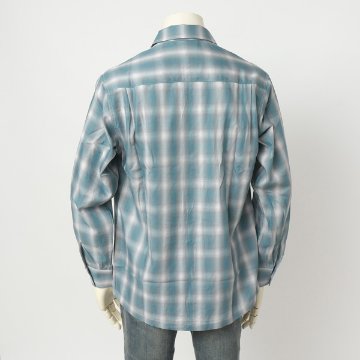 BIG MIKE 102425012 OMBLE CHECK L/S SHIRTS メンズ 長袖 シャツ レギュラーカラー の画像