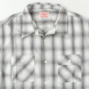 BIG MIKE 102425012 OMBLE CHECK L/S SHIRTS メンズ 長袖 シャツ レギュラーカラー の画像