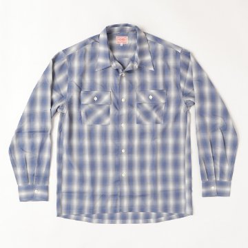 BIG MIKE 102425012 OMBLE CHECK L/S SHIRTS メンズ 長袖 シャツ レギュラーカラー の画像