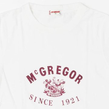 McGREGOR　マクレガー　レディース ロゴプリントTsyatu　ウィメンズ プリントTシャツ 半袖 夏服 の画像