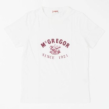 McGREGOR　マクレガー　レディース ロゴプリントTsyatu　ウィメンズ プリントTシャツ 半袖 夏服 の画像